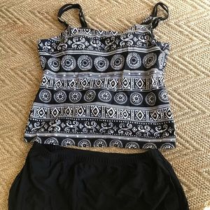 Christina Matching Tankini and Swim Skirt Size 12